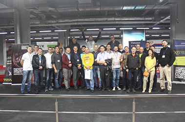 ТМ ITK совместно с «СТ-Групп» после официальной части участники семинара приняли участие в «Гонке Лидеров» в картинг-центре F1.